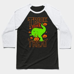 Trick Rawr Treat Baseball T-Shirt